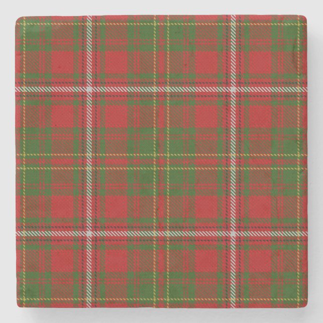 Porta-copo De Pedra Hay Tartan (Frente)