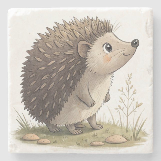 Porta-copo De Pedra Hedgehog (Frente)