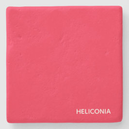 Porta-copo De Pedra Heliconia red color name
