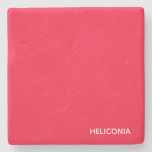 Porta-copo De Pedra Heliconia red color name