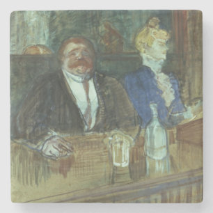 Porta-copo De Pedra Henri de Toulouse-Lautrec no bar: O