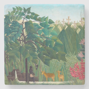 Porta-copo De Pedra Henri Rousseau - A Cachoeira