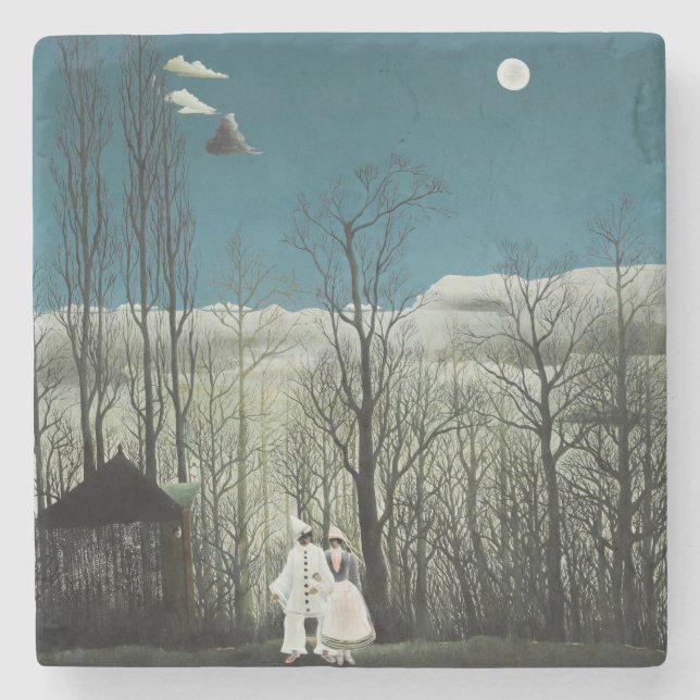 Porta-copo De Pedra Henri Rousseau - Noite do Carnaval (Frente)