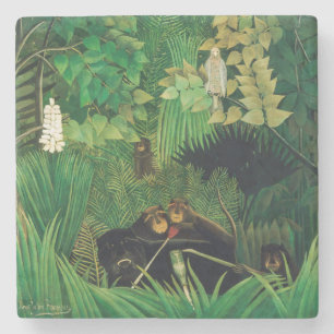 Porta-copo De Pedra Henri Rousseau - Os Alegres Malabaristas