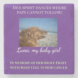 Porta-copo De Pedra Her Courage Still Glows