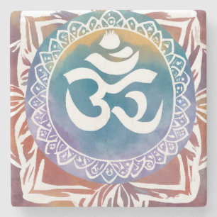 PORTA-COPO DE PEDRA HINDU OHM SUL ASIAN DESI ÍNDIA