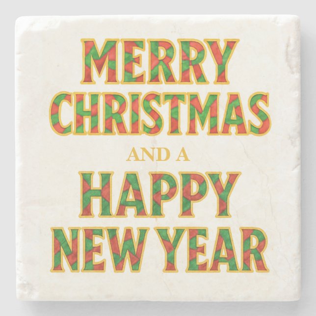 Porta-copo De Pedra Holiday (Frente)