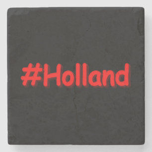 Porta-copo De Pedra "#Holland" Design. Comprar Agora