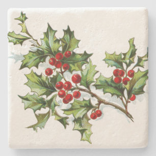 Porta-copo De Pedra HollyBerries20150802