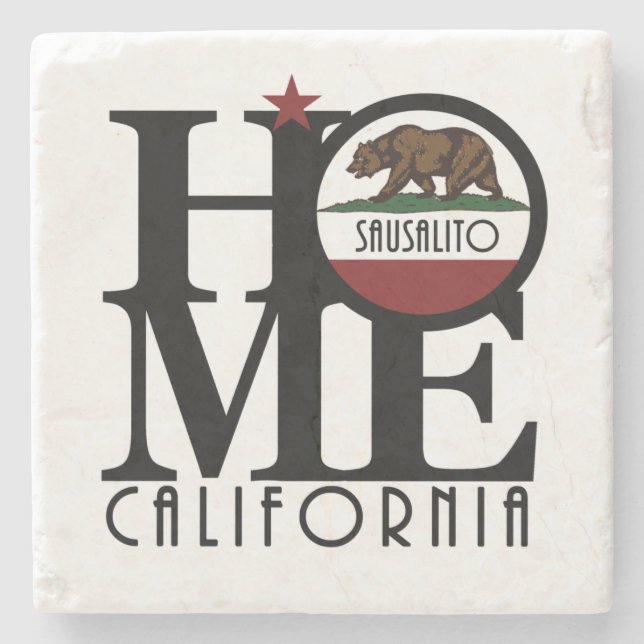 Porta-copo De Pedra HOME Sausalito California (Frente)