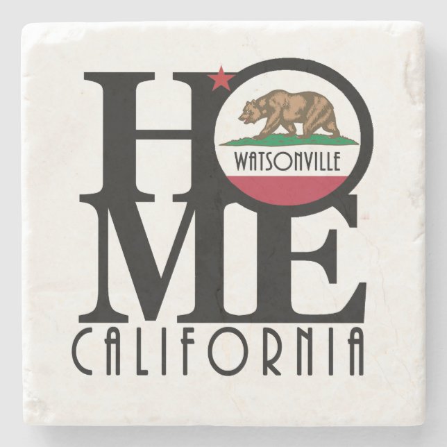 Porta-copo De Pedra HOME Watsonville California (Frente)