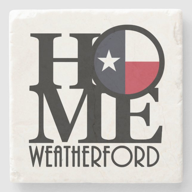 Porta-copo De Pedra HOME Weatherford Texas (Frente)