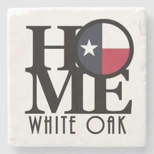 Porta-copo De Pedra HOME White Oak Texas