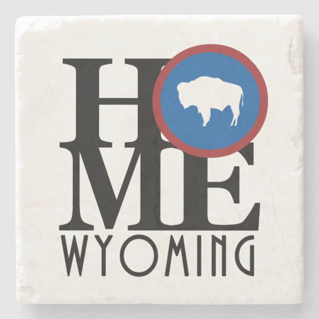Porta-copo De Pedra HOME Wyoming (Frente)