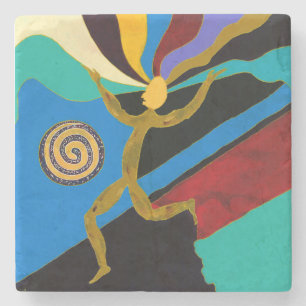 Porta-copo De Pedra Homem do Caos - Porta copos da Pedra Marble