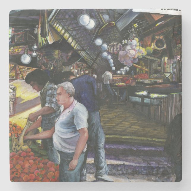 Porta-copo De Pedra Homens do Comércio, Jerusalém (Frente)