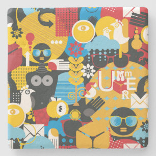 Porta-copo De Pedra Hora de Verão