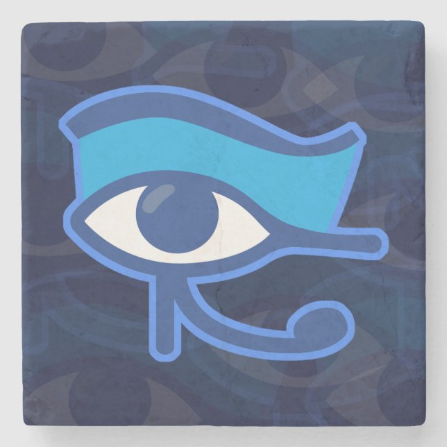 Porta-copo De Pedra Horus Eye (Frente)