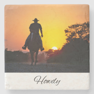 Porta-copo De Pedra Howdy | Cotação Sul | Vida cowboy