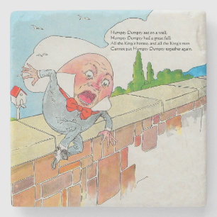 Porta-copo De Pedra Humpty Dumpty em Wall Madre Goose Nursery Rhyme