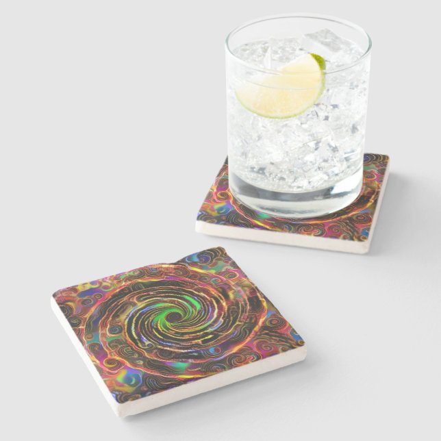 Porta-copo De Pedra Hypno (Lateral)