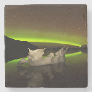 Porta-copo De Pedra Iceberg Aurora