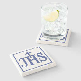 Porta-copo De Pedra Iesus Hominum Salvator