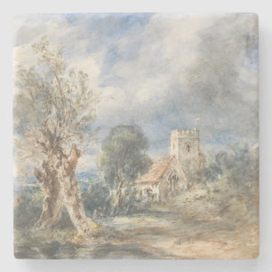 Porta-copo De Pedra Igreja Stoke Poges (1834) John Constable