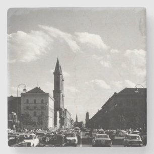Porta-copo De Pedra Igreja universitária vintage munich ludwigstraße