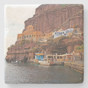 Porta-copo De Pedra Ilha de Santorini, Porta copos na costa da Grécia
