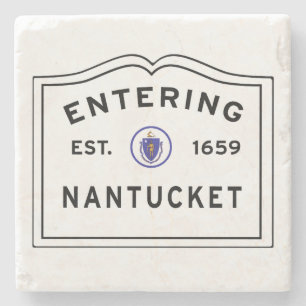 Porta-copo De Pedra Ilha Nantucket Massachusetts