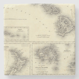 Porta-copo De Pedra Ilhas havaianas do grupo ou de sanduíche