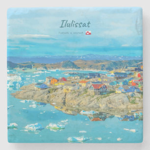 Porta-copo De Pedra Ilulissat, Groenlândia - Cidade dos Icebergs