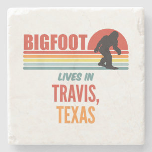 Porta-copo De Pedra Iluminação Do Pé Grande Em Travis Texas
