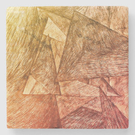 Porta-copo De Pedra Ilusão de uma porta copos