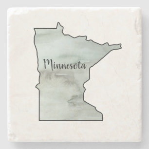Porta-copo De Pedra Ilustração do Estado de Minnesota