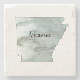 Porta-copo De Pedra Ilustração do Estado do Arkansas