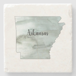 Porta-copo De Pedra Ilustração do Estado do Arkansas