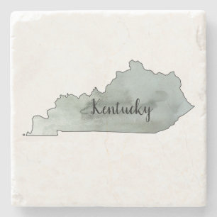 Porta-copo De Pedra Ilustração do Estado do Kentucky
