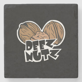 Porta-copo De Pedra Ilustração engraçada de Deez Nutz