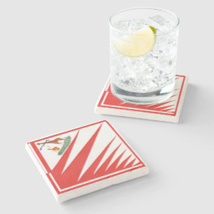 Porta-copo De Pedra Imperiale Contrada della Girafa - Giraffe Palio