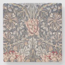 Porta-copo De Pedra Impressão de Honeysuckle (por William Morris)