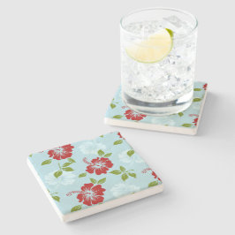 Porta-copo De Pedra Impressão havaiano