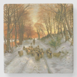 Porta-copo De Pedra Incandescido com matizes de nivelar horas