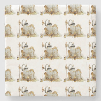 Porta-copo De Pedra Indian God Shiv Shakti