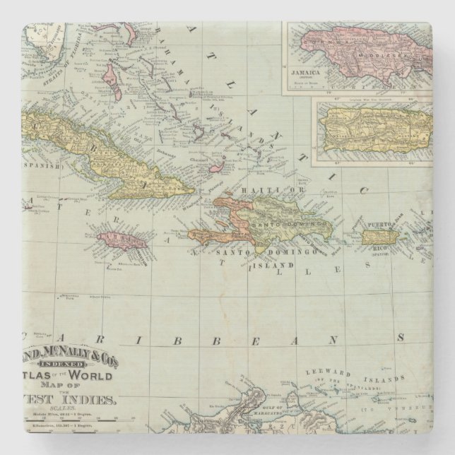 Porta-copo De Pedra Índias Ocidentais 11 (Frente)