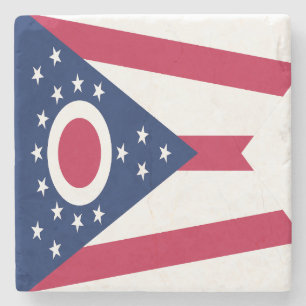 Porta-copo De Pedra Indicador do Estado de Ohio