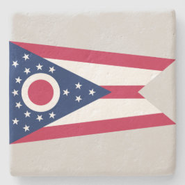 Porta-copo De Pedra Indicador do Estado de Ohio