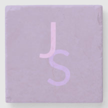 Iniciais Monogramadas Sobrepostas Modernas | Roxo