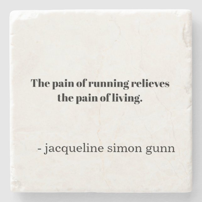 Porta-copo De Pedra Inspiration runners  (Frente)